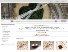 Tablet Screenshot of kraeuter-manufaktur.de